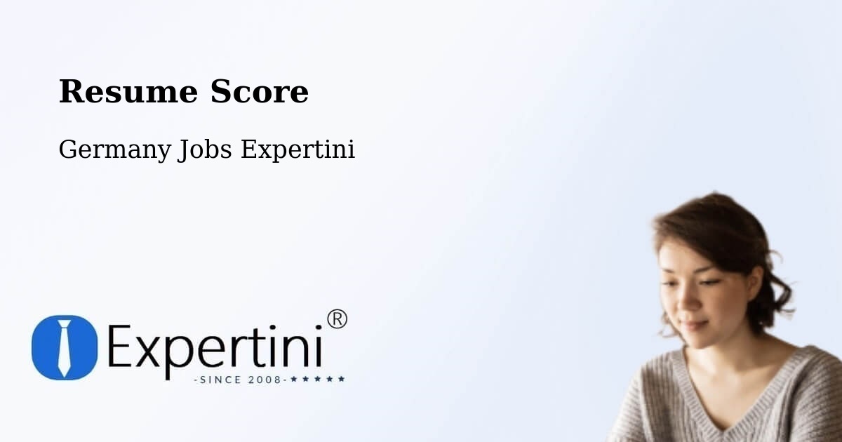 Resume Score & Job Description Match Tool – Metzingen - Germany Jobs Expertini